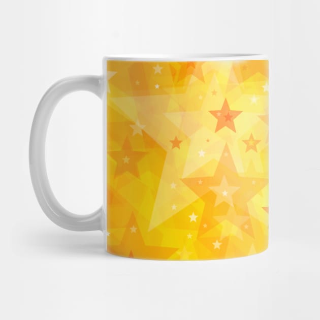 Gold Star Power Pattern by Art by Deborah Camp